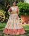 Picture of Alluring Chiffon Off White Lehenga Choli