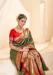 Picture of Enticing Silk Dark Olive Green Saree