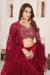 Picture of Marvelous Georgette Fire Brick Lehenga Choli