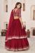 Picture of Marvelous Georgette Fire Brick Lehenga Choli