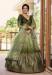 Picture of Exquisite Chiffon Dark Khaki Lehenga Choli