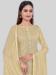 Picture of Beauteous Silk Tan Straight Cut Salwar Kameez