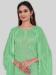 Picture of Silk Dark Sea Green Straight Cut Salwar Kameez