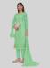 Picture of Silk Dark Sea Green Straight Cut Salwar Kameez