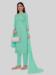 Picture of Medium Aqua Marine Straight Cut Salwar Kameez