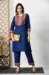 Picture of Elegant Cotton Midnight Blue Kurtis & Tunic