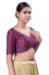 Picture of Resplendent Silk Purple Designer Blouse