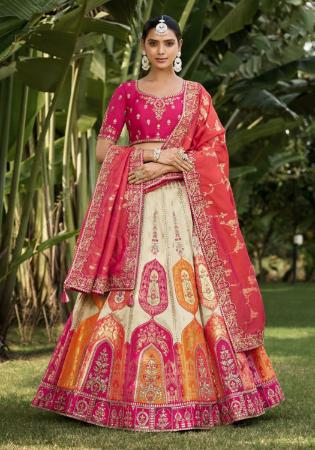 Picture of Splendid Silk Rosy Brown Lehenga Choli