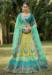 Picture of Resplendent Silk Dark Khaki Lehenga Choli