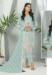 Picture of Georgette Dark Sea Green Straight Cut Salwar Kameez