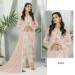 Picture of Georgette Off White Straight Cut Salwar Kameez