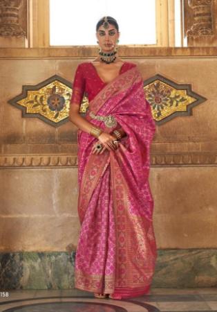 Picture of Gorgeous Silk Pink Saree