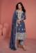 Picture of Bewitching Silk Dark Slate Grey Readymade Salwar Kameez