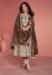 Picture of Delightful Silk Brown Readymade Salwar Kameez