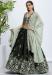 Picture of Marvelous Silk Dark Olive Green Lehenga Choli