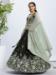 Picture of Marvelous Silk Dark Olive Green Lehenga Choli