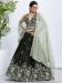 Picture of Marvelous Silk Dark Olive Green Lehenga Choli