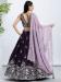 Picture of Gorgeous Silk Purple Lehenga Choli