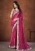 Picture of Superb Net & Silk Hot Pink Saree