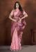 Picture of Amazing Net & Silk Rosy Brown Saree