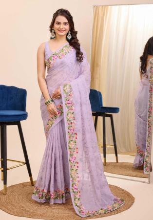 Picture of Ravishing Silk Thistle Saree