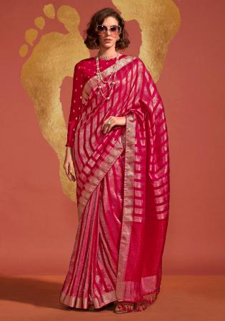 Picture of Stunning Silk Light Coral Saree