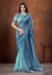 Picture of Bewitching Silk Cadet Blue Saree