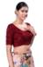 Picture of Pleasing Chiffon Maroon Designer Blouse