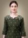 Picture of Well Formed Cotton Dark Olive Green Kurtis & Tunic