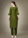 Picture of Exquisite Cotton Dark Olive Green Kurtis & Tunic