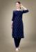 Picture of Fine Cotton Midnight Blue Kurtis & Tunic