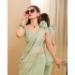 Picture of Pleasing Georgette Dark Sea Green Saree