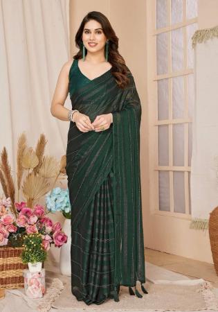 Picture of Exquisite Chiffon Dark Slate Grey Saree