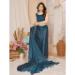 Picture of Sublime Chiffon Dark Slate Grey Saree