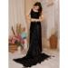 Picture of Taking Chiffon Black Saree