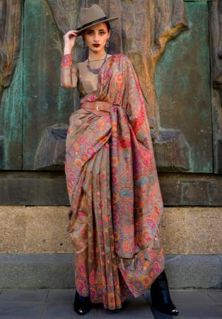 Picture of Superb Organza Tan Saree