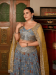 Picture of Bewitching Georgette & Net Slate Grey Lehenga Choli