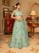 Picture of Georgette & Net Dark Sea Green Lehenga Choli