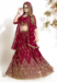 Picture of Taking Georgette Maroon Lehenga Choli