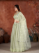 Picture of Graceful Net Dark Sea Green Lehenga Choli