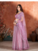 Picture of Excellent Net Plum Lehenga Choli