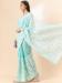 Picture of Classy Organza Light Steel Blue Saree