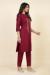 Picture of Good Looking Cotton & Silk Maroon Kurtis And Tunic