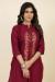 Picture of Good Looking Cotton & Silk Maroon Kurtis And Tunic