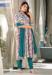 Picture of Georgette & Silk Powder Blue Readymade Salwar Kameez