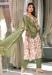 Picture of Georgette & Silk Dark Khaki Readymade Salwar Kameez