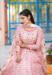 Picture of Classy Silk Light Pink Readymade Gown