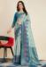 Picture of Shapely Silk Dark Cyan Saree