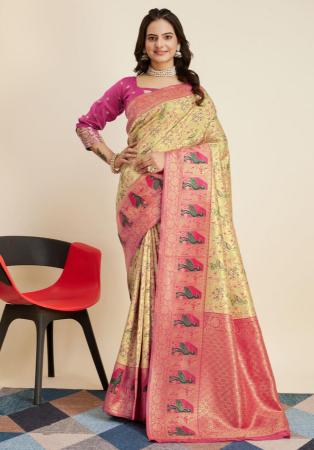 Picture of Classy Silk Tan Saree