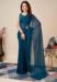 Picture of Bewitching Georgette Teal Saree